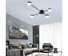 Pakabinamas šviestuvas Toolight Šviestuvas lubinis 4-stipinų Juodas LED APP519-4C