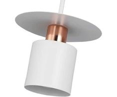 Pakabinamas šviestuvas Toolight Šviestuvas lubinis APP1146-1CP Baltas Rose Gold