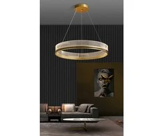 Lubinis šviestuvas Toolight Šviestuvas lubinis APP1190-CP Gold 60cm
