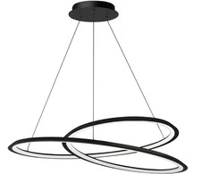 Lubinis šviestuvas Toolight Šviestuvas lubinis APP1194-CP Juodas