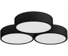 Lubinis šviestuvas Toolight Šviestuvas lubinis APP878-C Triple Juodas 3x40cm