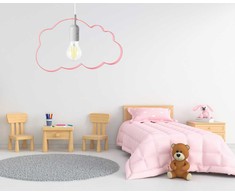 Lubinis šviestuvas Toolight Šviestuvas lubinis debeselis Cloud Light Rožinė