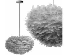 Pakabinamas šviestuvas Toolight Šviestuvas lubinis iš plunksnu Gray APP334-3CP