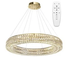Lubinis šviestuvas Toolight Šviestuvas lubinis LED APP1569-CP Gold 80cm