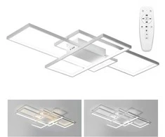 Lubinis šviestuvas Toolight Šviestuvas lubinis LED + su nuotolinio valdymo pulteliu Baltas APP660