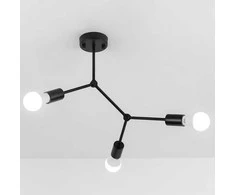 Lubinis šviestuvas Toolight Šviestuvas lubinis LOFT APP736-3C Juodas