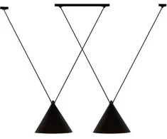 Pakabinamas šviestuvas Toolight Šviestuvas lubinis Loft juodas shine APP548-2CP