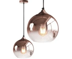 Lubinis šviestuvas Toolight Šviestuvas lubinis stiklo APP 313-1CP Rose Gold