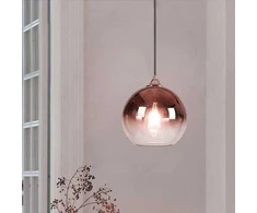 Lubinis šviestuvas Toolight Šviestuvas lubinis stiklo APP 313-1CP Rose Gold