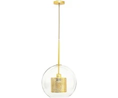 Lubinis šviestuvas Toolight Šviestuvas lubinis stiklo Gold Loft APP555-1CP 25cm