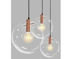 Pakabinamas šviestuvas Toolight Šviestuvas lubinis stiklo LASSI 20+25+30 cm