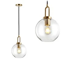 Pakabinamas šviestuvas Toolight Šviestuvas lubinis stiklo rutuliai 20cm APP629-1CP