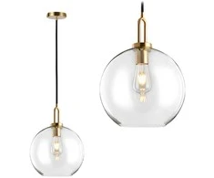 Lubinis šviestuvas Toolight Šviestuvas lubinis stiklo rutuliai 25cm APP630-1CP