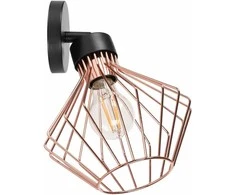 Sieninis šviestuvas Toolight Šviestuvas sieninis metalinis Loft Rose Juodas APP534-1W