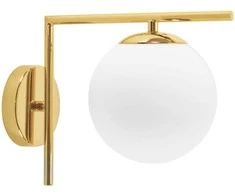 Sieninis šviestuvas Toolight Šviestuvas sieninis stiklo rutulys Gold APP674-1W