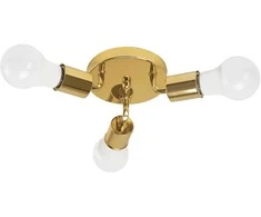 Toolight Trivietis lubinis šviestuvas Plafond Metalinis Gold APP704-3C
