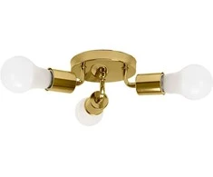 Toolight Trivietis lubinis šviestuvas Plafond Metalinis Gold APP704-3C