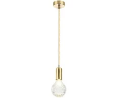 Pakabinamas šviestuvas Toolight Viena pakabinama lubų lempa Retro Gold APP649-1CP