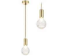 Pakabinamas šviestuvas Toolight Viena pakabinama lubų lempa Retro Gold APP649-1CP