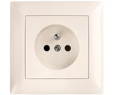 Toolight Viengubas Lizdas Su Įžeminimu Ir Rėmeliu Oste Jnh001-g rusvai gelsvas