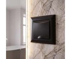 Toolight Viengubas Lizdas Su Įžeminimu Ir Dangteliu Su Rėmeliu Oste Jnh005-g Juodas
