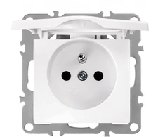 Toolight Viengubas Lizdas Su Įžeminimu Ir Dangteliu Oste Jnh005-g Baltas