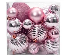 Tutumi Egliniai papuošalai-kamuoliukai 311433 ROSE Raudonas