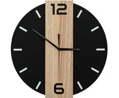 Tutumi Sieninis laikrodis Loft Round 35 cm Metal/Wood MC70901