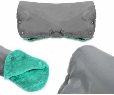Tutumi Šiltas antgalis vežimėliui - Pilkas-Mint
