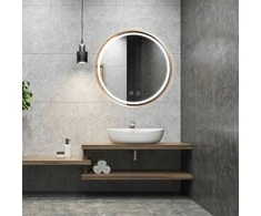Tutumi Veidrodis LED 70cm MMJ BRUSH ROSE GOLD