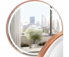 Tutumi Veidrodis LED 70cm MMJ BRUSH ROSE GOLD
