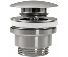 Universalus „click-clack“ praustuvo kištukas „Rea Brushed Nickel INOX“