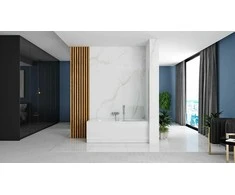 Vonios ekranas Rea Lagos Fix 80 Chrome