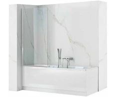 Vonios ekranas Rea Lagos Fix 80 Chrome