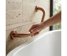 Vonios kampinė rankena BRUSH COPPER