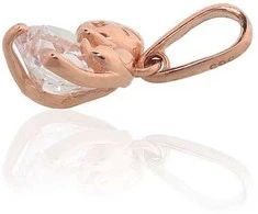 Auksinis pakabukas su cirkonais „Laimės Katinas“ iš 585 prabos raudono aukso