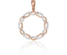 Auksinis pakabukas su deimantais Diamond Sky "Omega II"