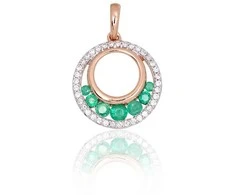 Auksinis pakabukas su deimantais Diamond Sky "Athena"