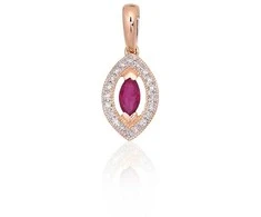 Auksinis pakabukas su deimantais Diamond Sky "Alexandria V"