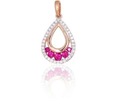 Auksinis pakabukas su deimantais Diamond Sky "Athena V"