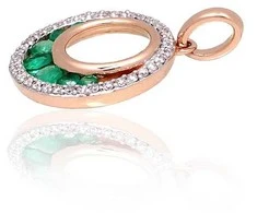 Auksinis pakabukas su deimantais Diamond Sky "Athena"