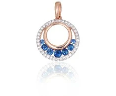 Auksinis pakabukas su deimantais Diamond Sky "Athena III"