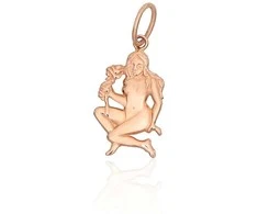 Auksinis pakabukas – zodiako ženklas "Mergelė V"