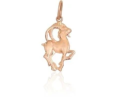 Auksinis pakabukas – zodiako ženklas "Ožiaragis V"