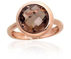 Auksinis žiedas Diamond Sky "Diana IV" iš raudono, 585 prabos aukso