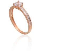 Auksinis žiedas Diamond Sky "Juno Gold XXXII" iš raudono, 585 prabos aukso
