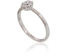 Auksinis žiedas su deimantais Diamond Sky "Diamond Flower II"
