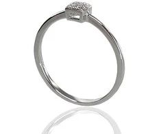 Auksinis žiedas su deimantais Diamond Sky "Solitaire V"