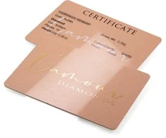 Auksinis žiedas su deimantais Diamond Sky "Solitaire IX" iš raudono, 585 prabos aukso