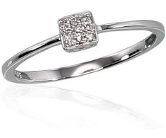 Auksinis žiedas su deimantais Diamond Sky "Solitaire V"